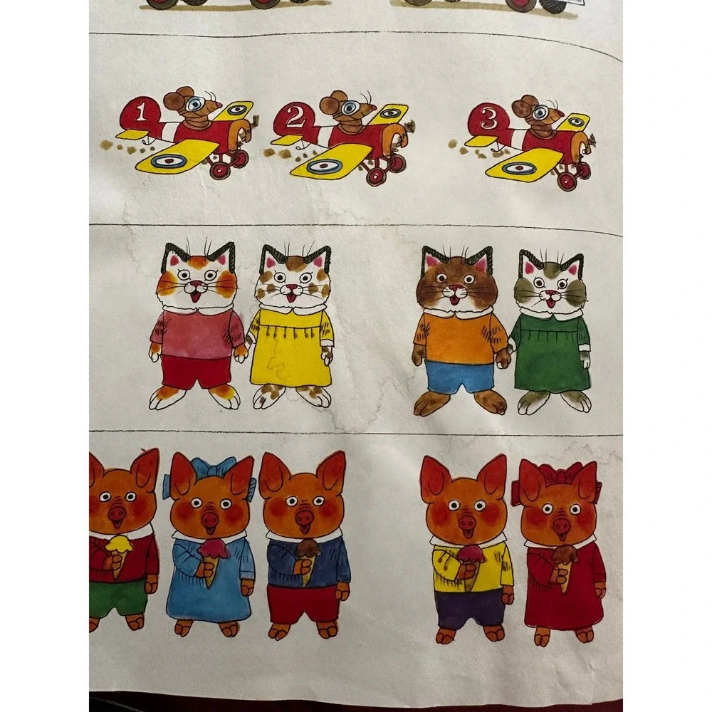 Richard Scarry 1975 Best Counting Book Ever • Vintage‎ Kids Learning Hardcover